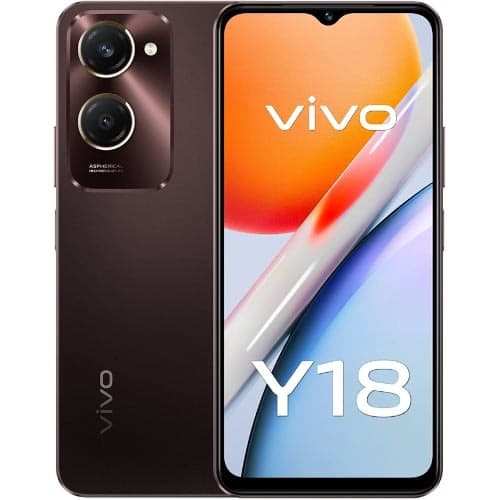 Y18 - 6.56" - 128GB ROM - 6GB RAM - 4G LTE - Dual SIM - Fingerprint - 5000mAh - Mocha Brown