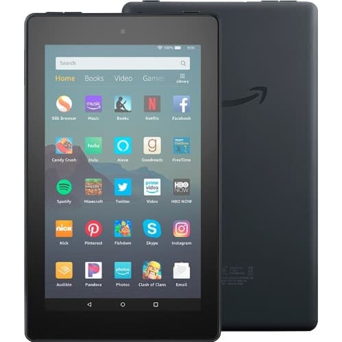 Fire Tablet With Alexa, 7" Display, 8 Gb, Black