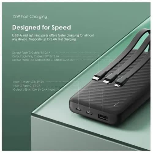 Slice Link Power Bank - 10000mAh -12W