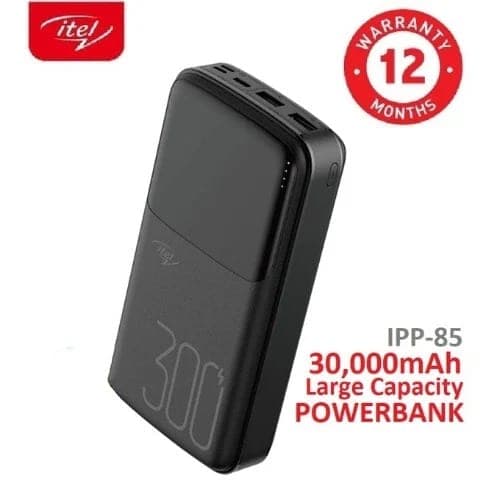 Powerbank - 30000mAh - Black