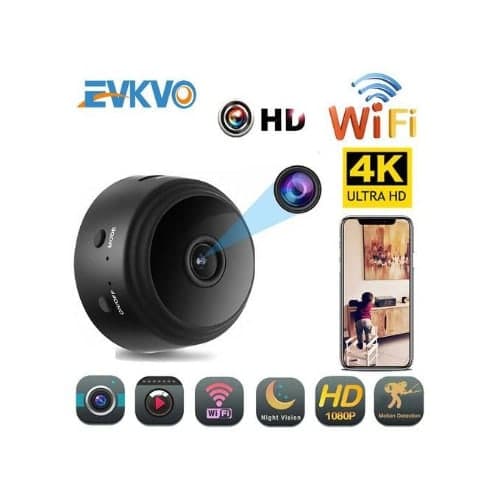 Arch Medes - Power Bank 20000mah And 4k Mini Wifi Surveillance Cctv Camera With Built-in Battery