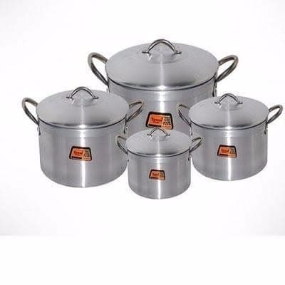Aluminium Pots - Set Of 4