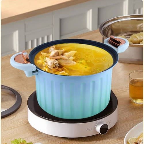 Multi-purpose Pressure Cooker With Safe Design Valve System - 10l