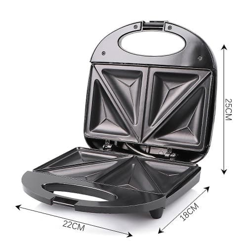 2 Face Sandwich Maker Machine - 800W - SK-BBQ-139