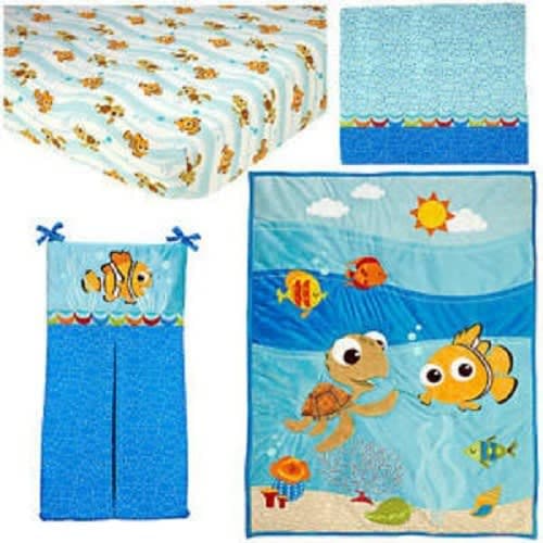 Nemo's Wavy Days Baby Beddings Set - 4 Piece