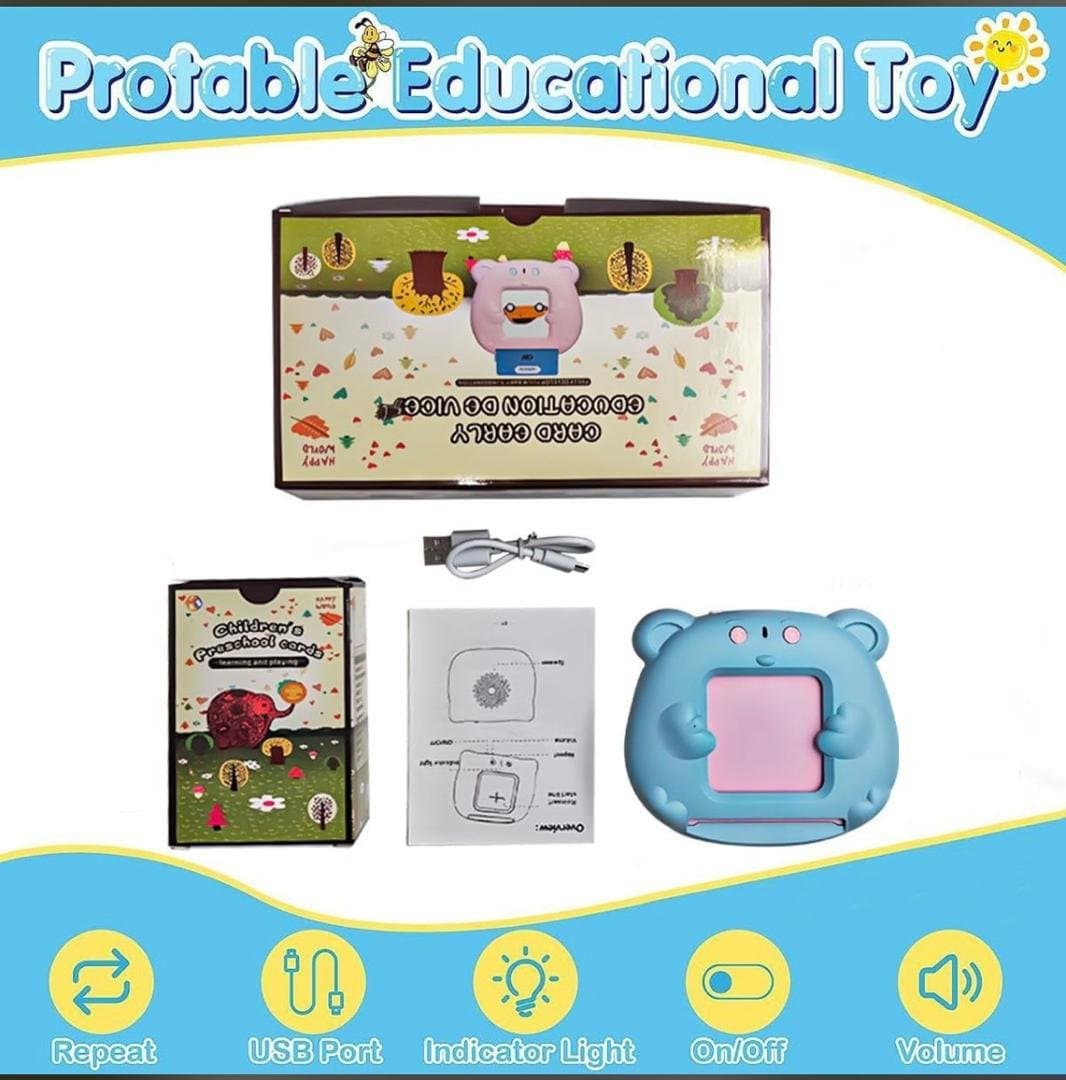 Educational Children Play Card.