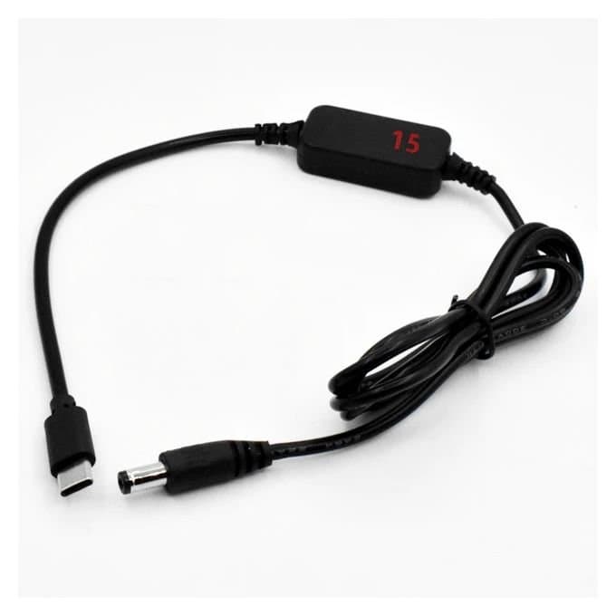 DC 5V To 9v/ 12V Converter Cable For 5G Routers - Works With PD Powerbank Only