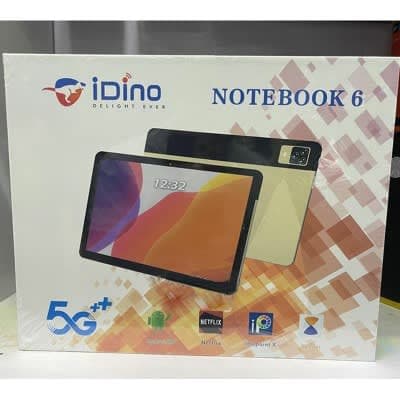 Idino Notebook 6 - 10.1" 6GB RAM + 256GB ROM - Android 11 - 6000mAh - 5G - Gold