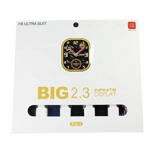 i18 Ultra Smartwatch + 5 Straps + 1 Case