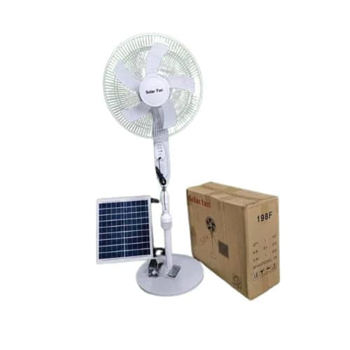 AC/DC Inverter Friendly Solar Standing Fan -16'' With Bulb