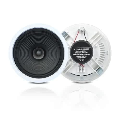 8'' Home Audio Sound System 40W Peak Coaxial In-ceiling Hifi Home Stereo Ceiling Speaker