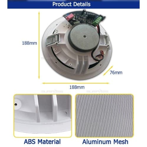 Bluetooth Ceiling Speaker - 4in1