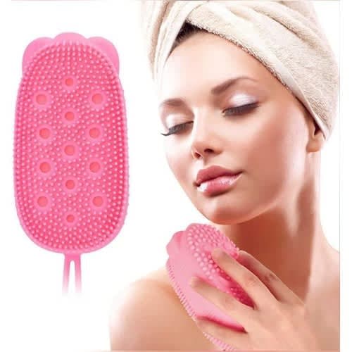 Silicone Bubble Bath Spa Scrubbing Brush -1pc