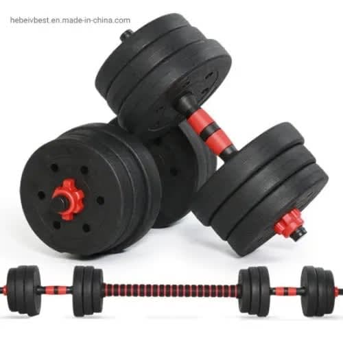 20kg Dumbbell Barbell Plastic Anti-rust Dumbbell