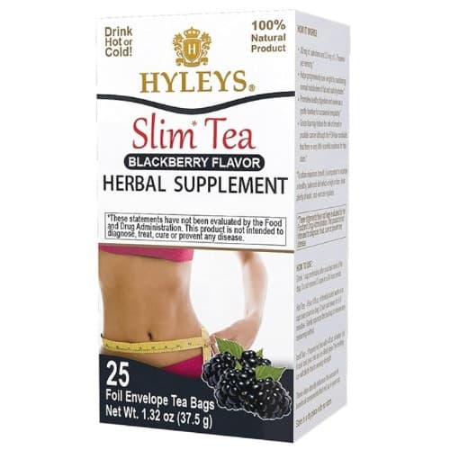 Slim Tea Blackberry Flavor 25 Tea Bags