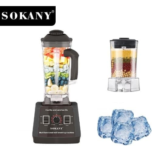 Sk-666 Blender 5000W - 2L - 2 In 1 Cup Food Processor