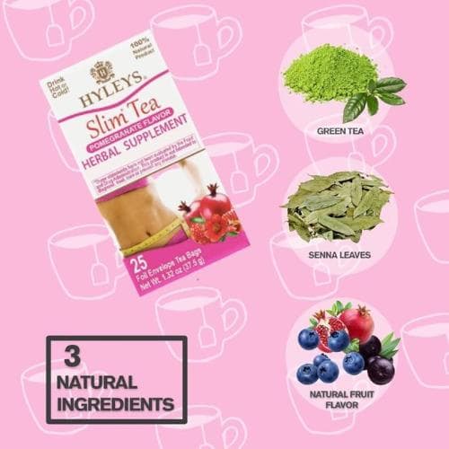 Slim Tea Blackberry Flavor 25 Tea Bags
