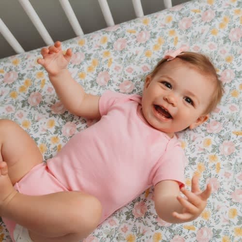 Microfiber Polyester Playard Sheets For Baby - 2 Pcs