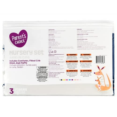 Baby Nursery Crib - Set Of 3 Piece