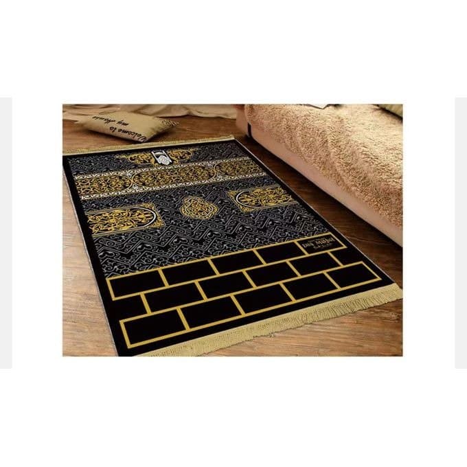 Premium Soft Islamic Rug With Tassels, Muslim Prayer Rug Mat - Arabian Muslim Praying Mat For Salah Jumat Eld Prayer - Islam Thick Prayer Rug Prayer Mat For Muslim Ramadan Thickened Prayer Mat Portable Women, Men & Children Prayer Mat