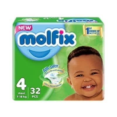 Molfix Maxi Diaper Size 4 - 32pcs