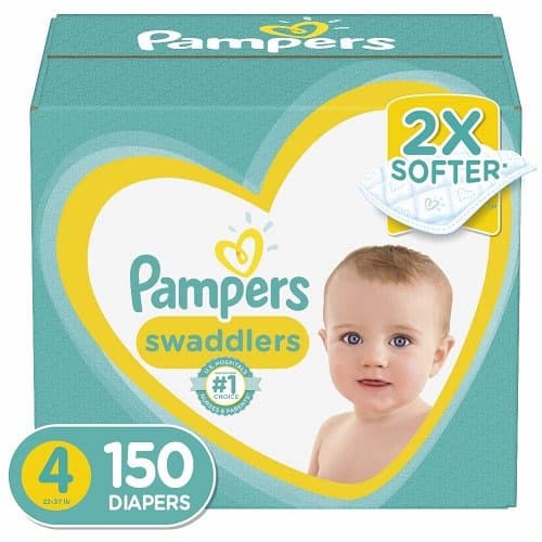 Diapers Size 4, 150 Count - Swaddlers Disposable Baby Diapers