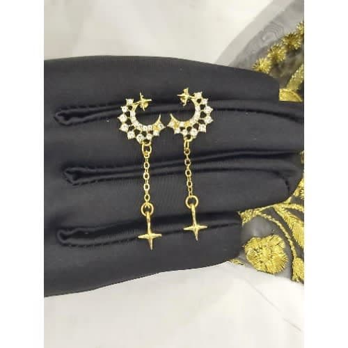 C Shape Drop Earring