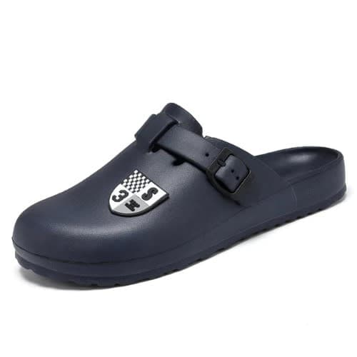 Men Classic Cover Slippers - Navy Blue