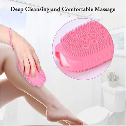 Silicone Bubble Bath Spa Scrubbing Brush -1pc