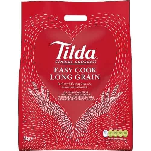 Tilda Easy Cook Long Grain Rice - 5kg