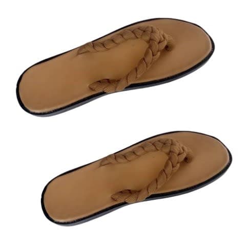 Flat Leather Slipper
