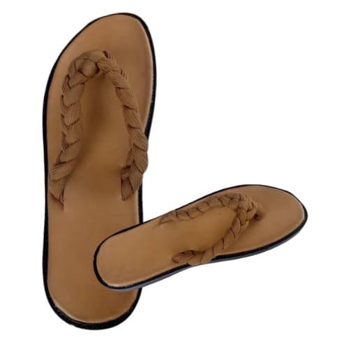 Flat Leather Slipper