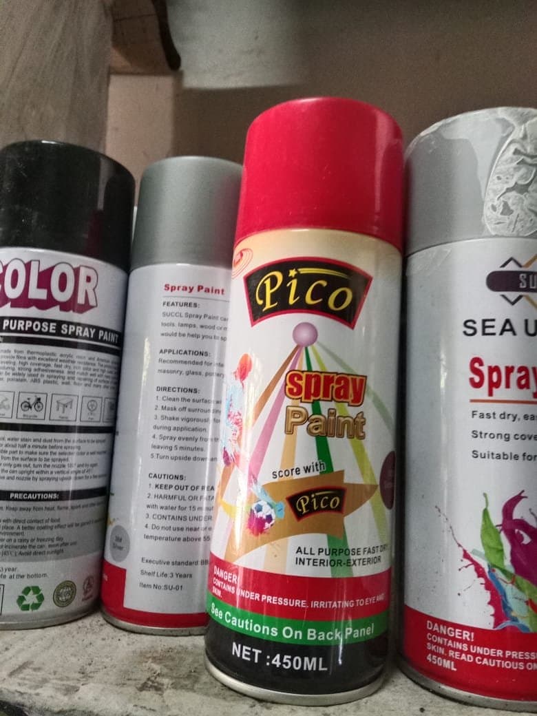 Pico spary paint.