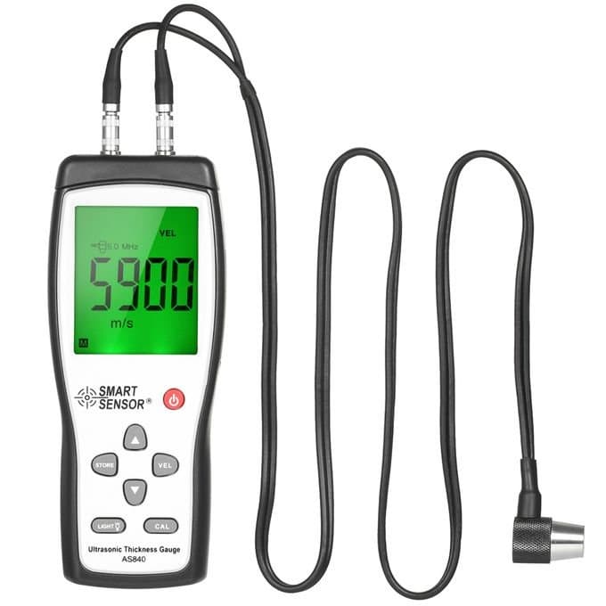 Smart Sensor Ultrasonic Thickness Gauge Handheld 1.2～225mm High Accuracy