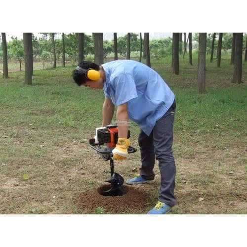 Gasoline Earth Auger Drill Ground Hole Digger Tree Planting Machine