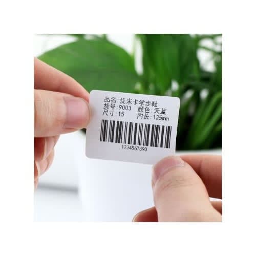 Label Barcode Sticker 50mm By 25mm Direct Thermal Paper