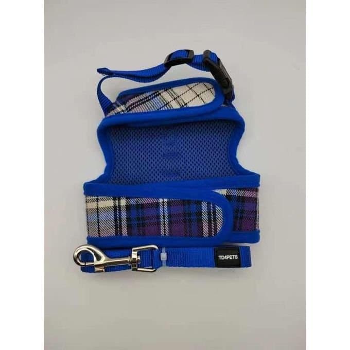 TD Authentic Dog Air Mesh Harness With Leash