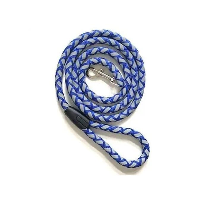 TD Reflective Authentic PP Rope Leash Blue