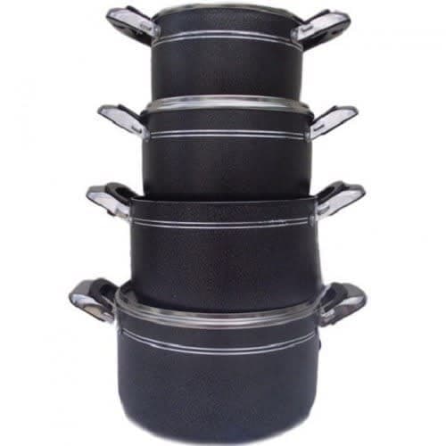 Non Stick Pot Set + Free Pan