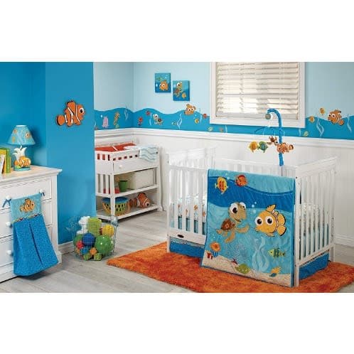 Nemo's Wavy Days Baby Beddings Set - 4 Piece