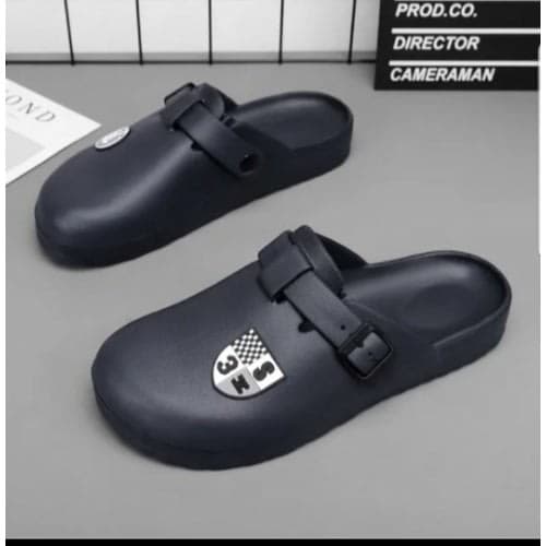 Men Classic Cover Slippers - Navy Blue