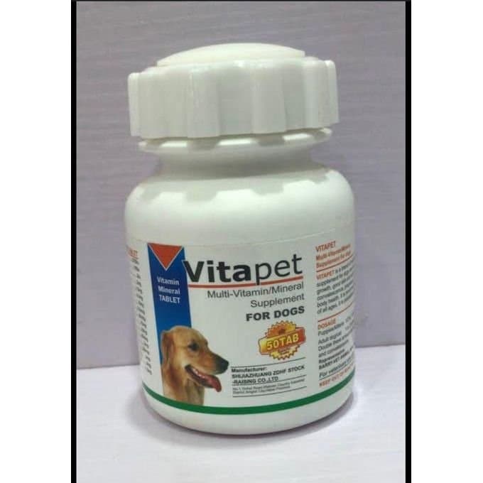 Vitapet Multivitamin / Mineral supplements For Dogs 50Tabs